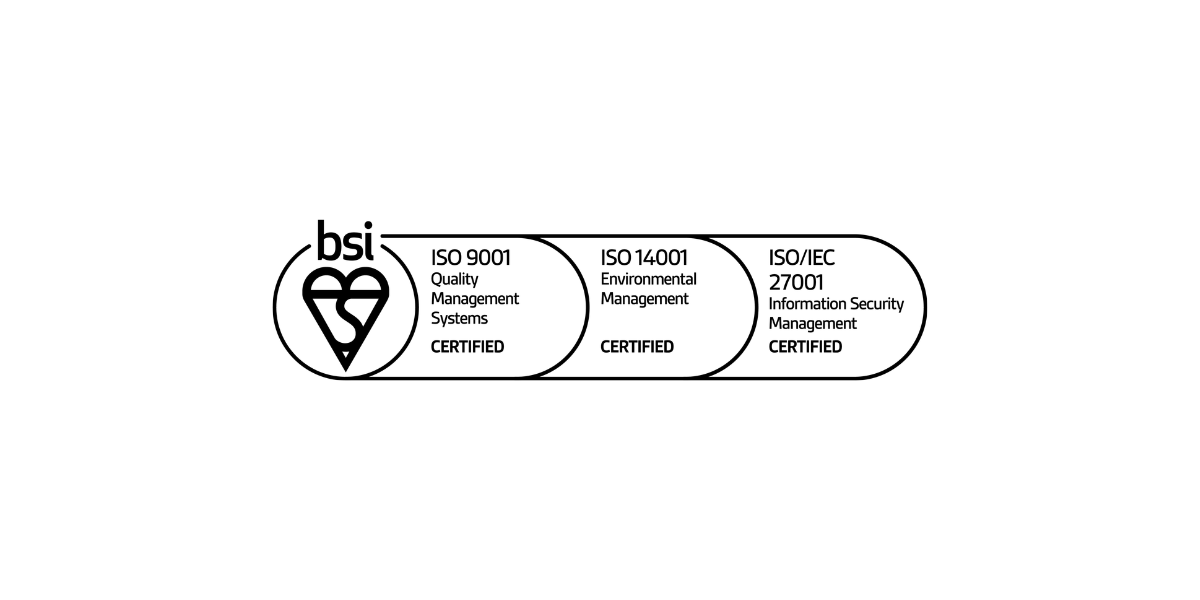 Afbeelding BSI ISO mark of trust voor iso 9001, 14001 en 27001
